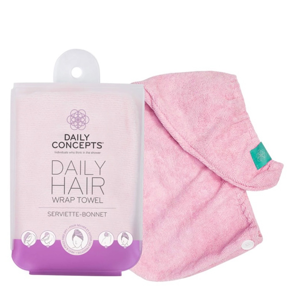 Daily Concepts, Daily Hair Wrap Towel, Quick Drying Hair Towel Wrap, OS
